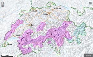 Karte Herdenschutzhunde Schweiz