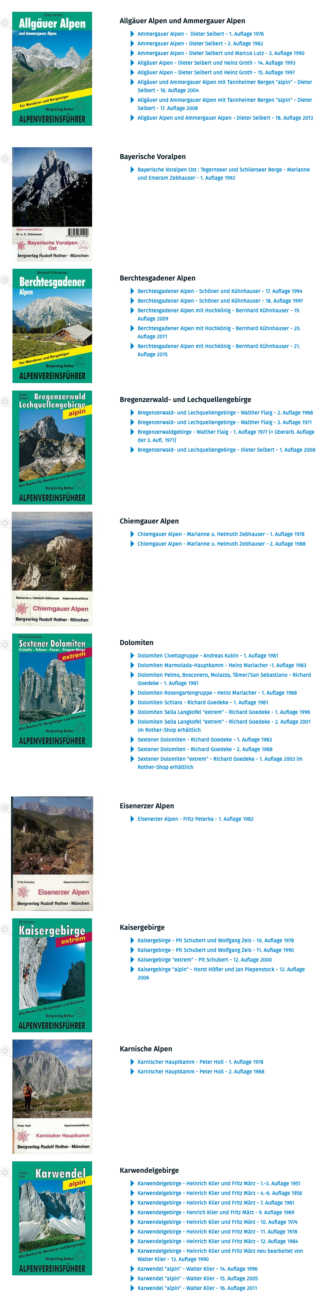 Rother Alpenvereinsführer kostenlos Download