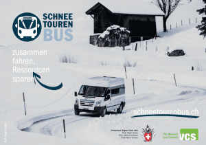 Schneetourenbus Winter 2021/2022