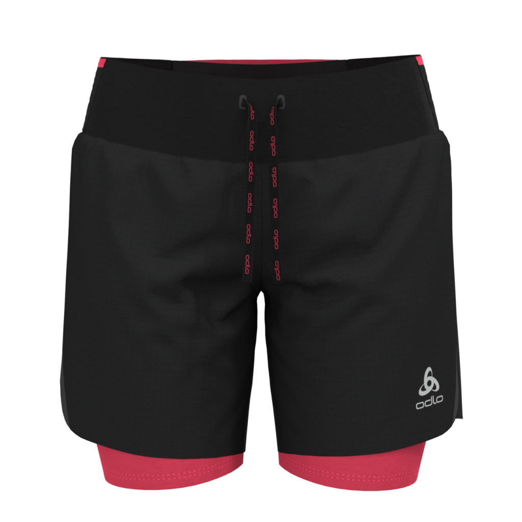 2-in-1-Shorts aus der Odlo Axalp Trail-Running-Kollektion