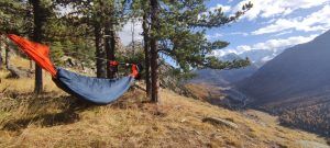Ticket To The Moon Moonquilt im Einsatz bei Outdoor-Abenteuern