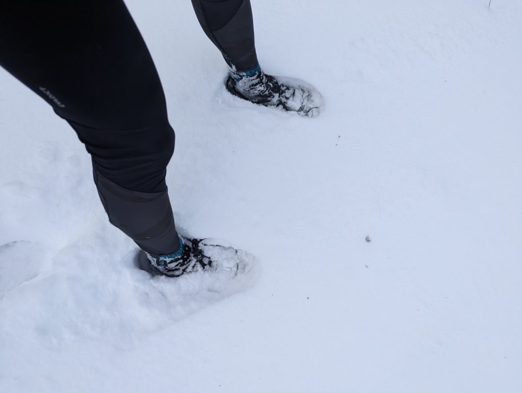 DexShell Running Socks im Schnee