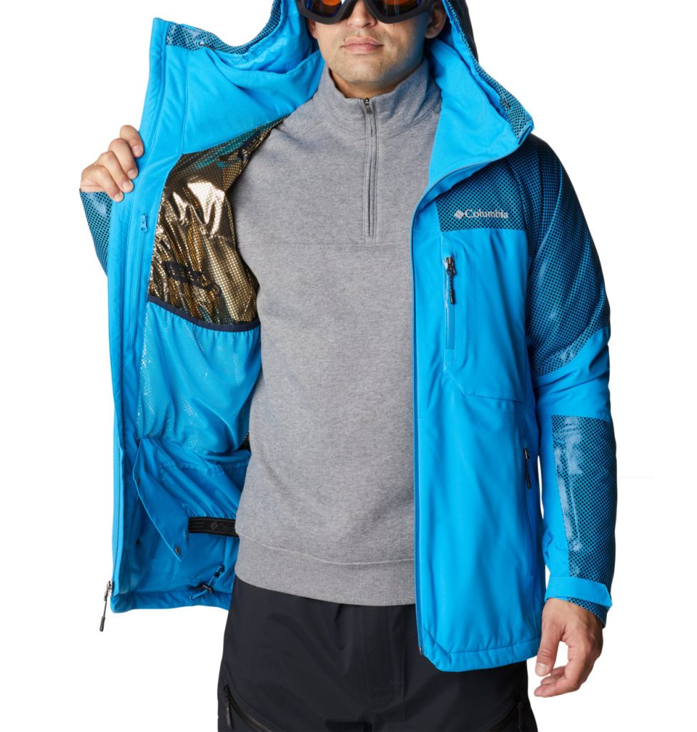 Columbia Snow Slab™ Black Dot™ wasserdichte Ski-Jacke für Männer mit OMNI-HEAT INFINITY Technologie