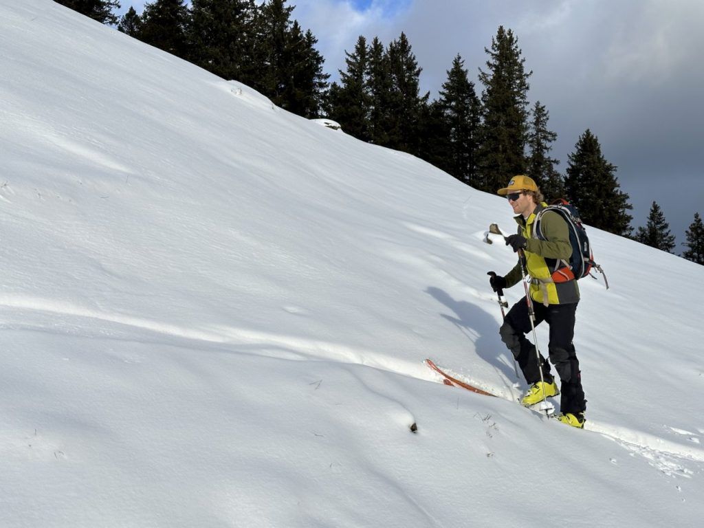 Haglöfs L.I.M Alpha Hood auf Skitour