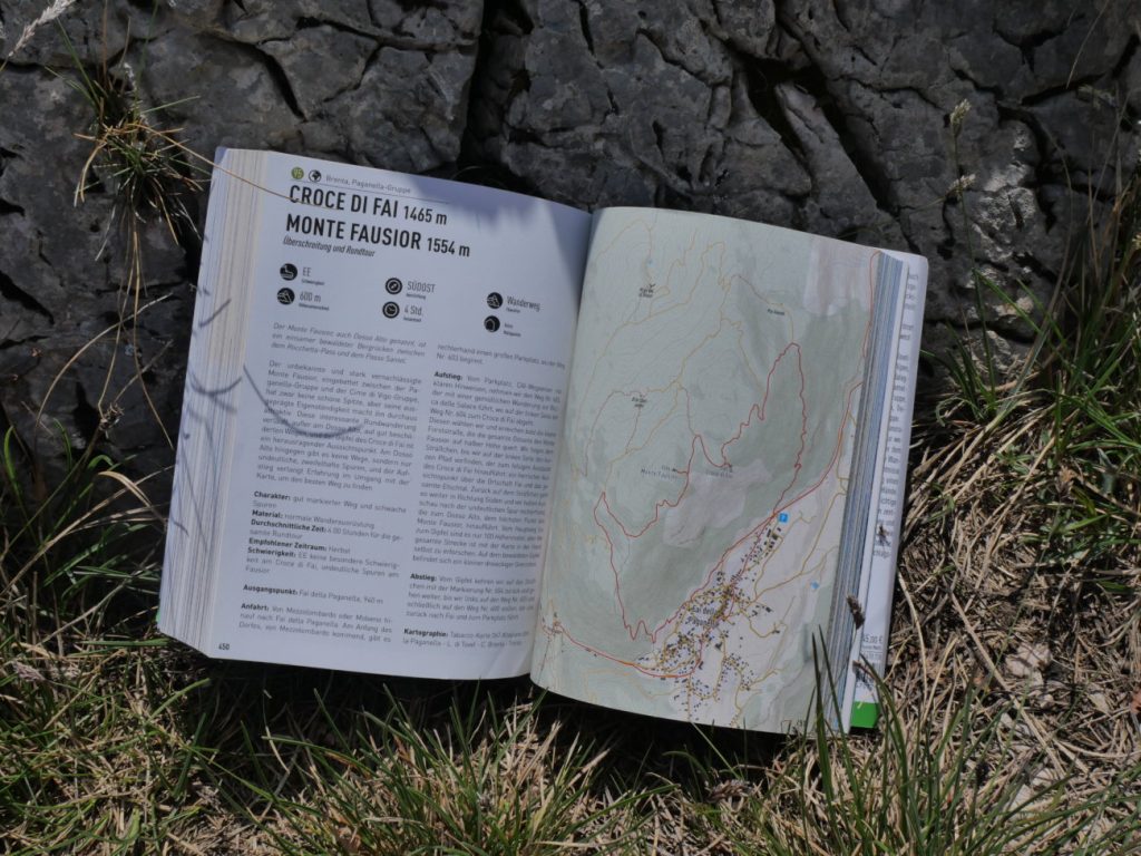 Beispielseiten aus dem Buch Leichtes Bergsteigen in Trentino-Südtirol Band 1