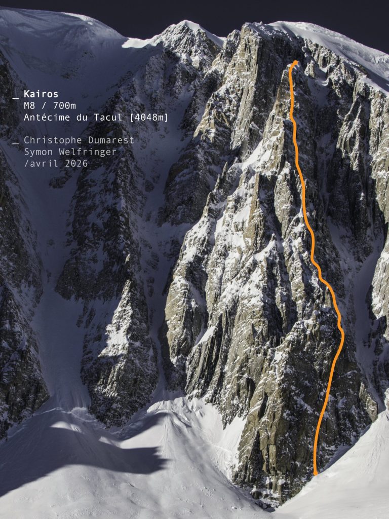 Erstbegehung Kairos Mont Blanc du Tacul