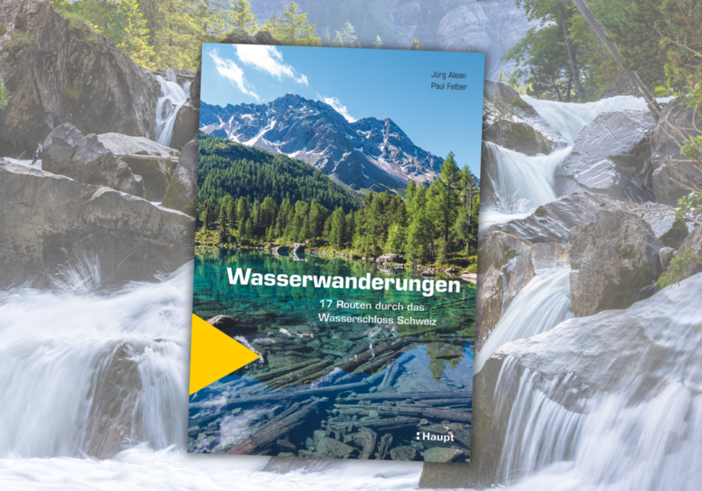 Buchcover Wasserwanderungen Schweiz aus dem Haupt Verlag