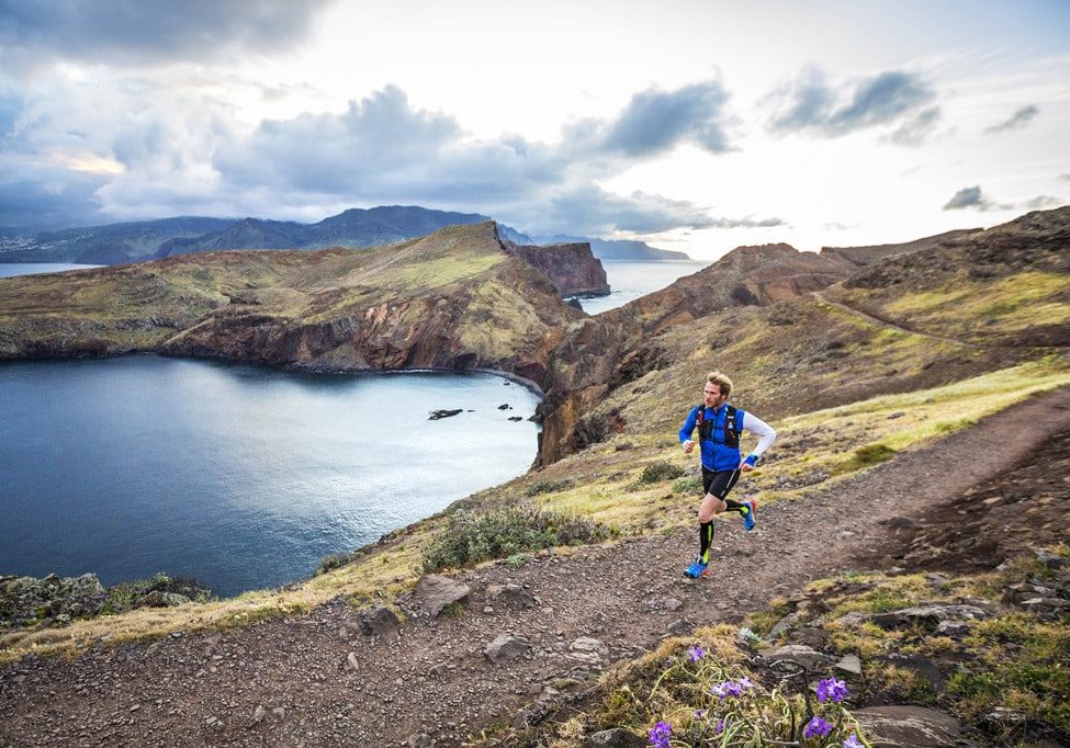 Trail running at Ponta Sao Lourenco on the Madeira Island